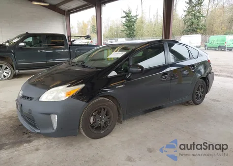 2012 Toyota Prius Four from USA, damaged, VIN JTDKN3DU0C5450585